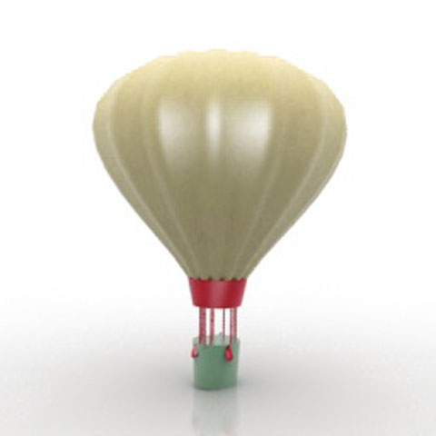 Free Balloon N17 3D model for 3ds Max Library Download